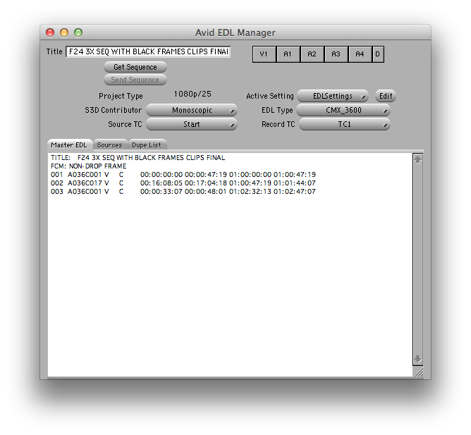 avid edl manager